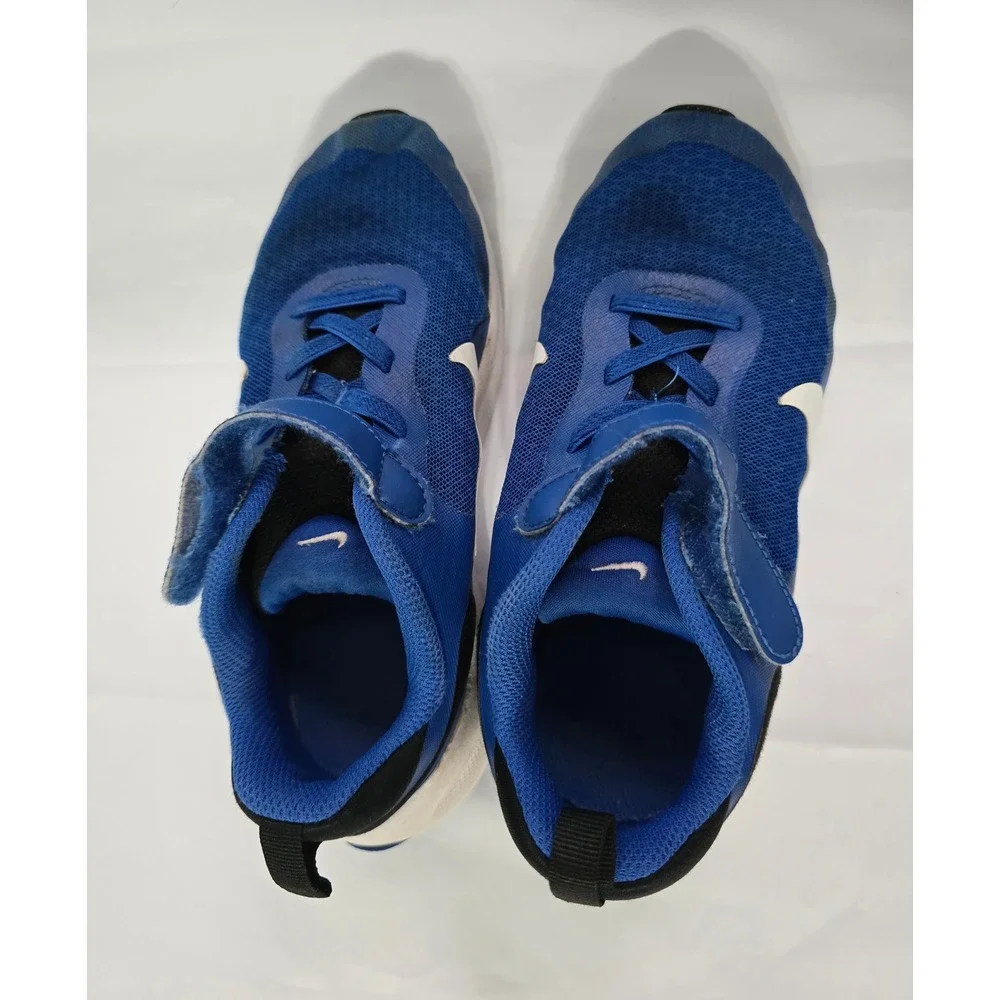 Nike Revolution 7 Blue White Kids Sneakers Size 13.5C
